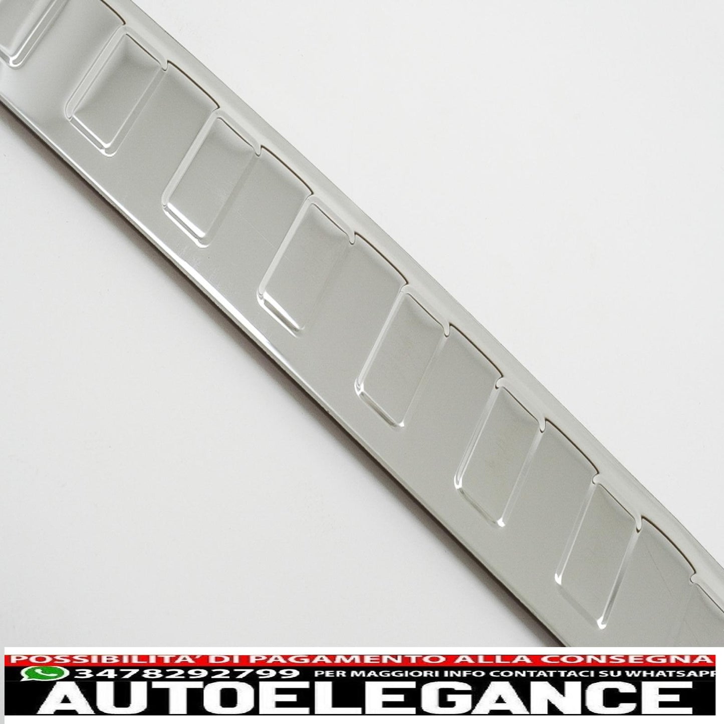 Rear bumper protector door sill step cover aluminum suitable for vw golf 8 sw variant (2020 onwards)