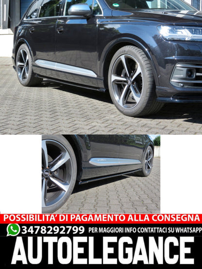 MINIGONNE LATERALI adatto per AUDI SQ7 / Q7 S-LINE MK.2  (2016-2019)