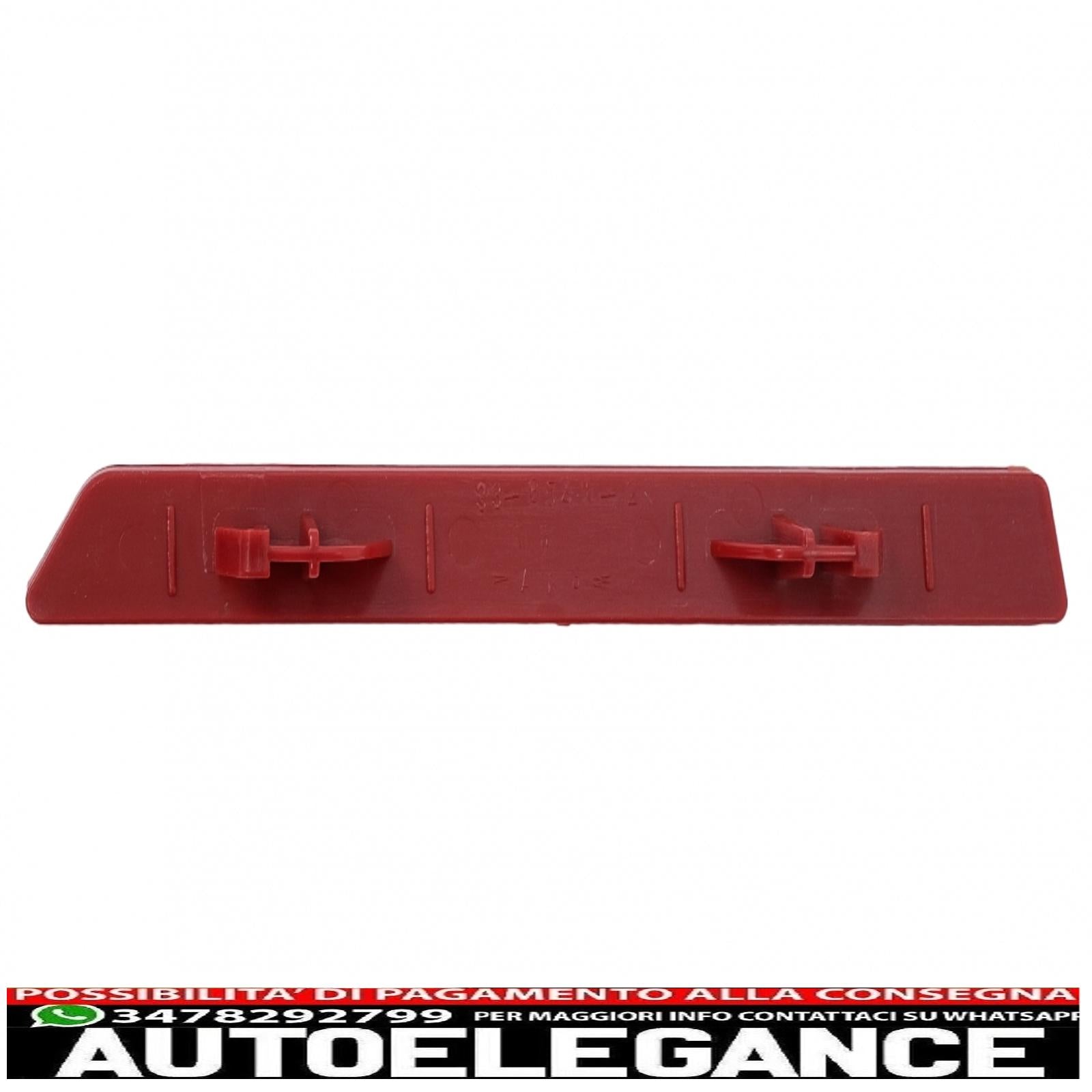 Catadiottro rosso lato destro adatto a bmw serie 3 f30 (2011-2019) serie 3 e92 e93 coupe cabrio (2006-2014) serie 4 f32 f33 f36 (2013-2019) solo per paraurti posteriore evo look AUTOELEGANCERICAMBI