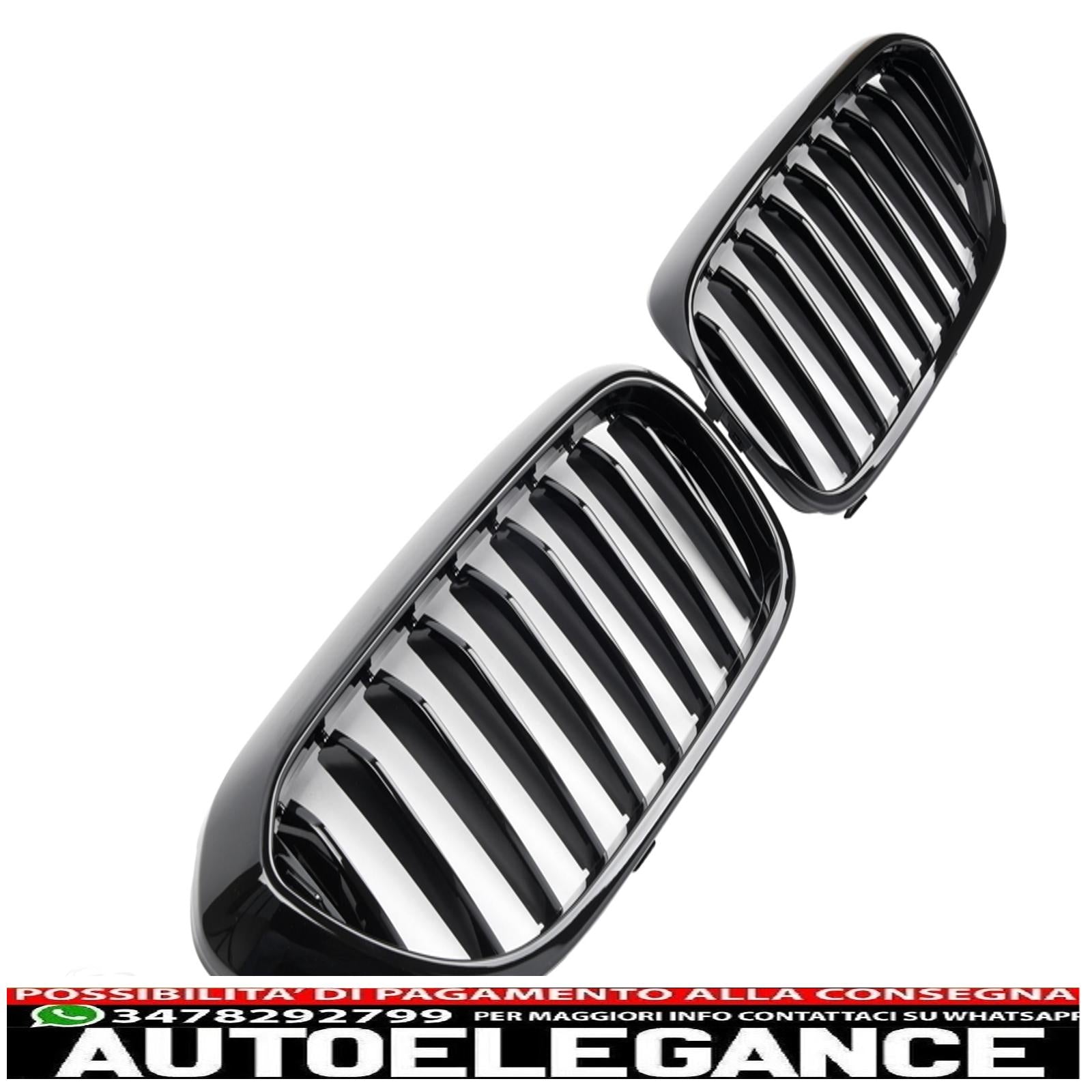 adatto per bmw serie 5 g30 g31 griglia radiatore lucida nero-mostra il titolo originaletesto originalepasst für bmw 5er g30 g31 kühlergrill glanz schwarz AUTOELEGANCERICAMBI