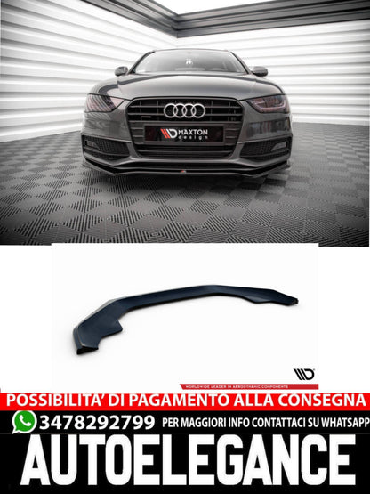 SPLITTER ANTERIORE adatto compatibile per V.4 AUDI A4 S-LINE / S4 B8 FACELIFT