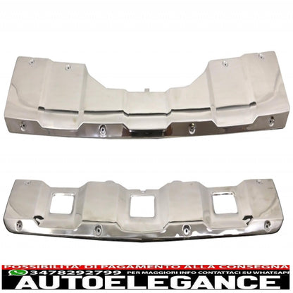 piastre paramotore off road con pedane laterali adatte per mercedes classe gl x164 (2006-2009)