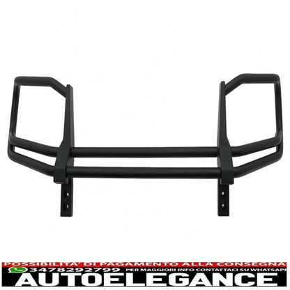 Front bumper protector bullbar suitable for mercedes g class facelift w463 g63 design (2018-2022) stainless steel piano black