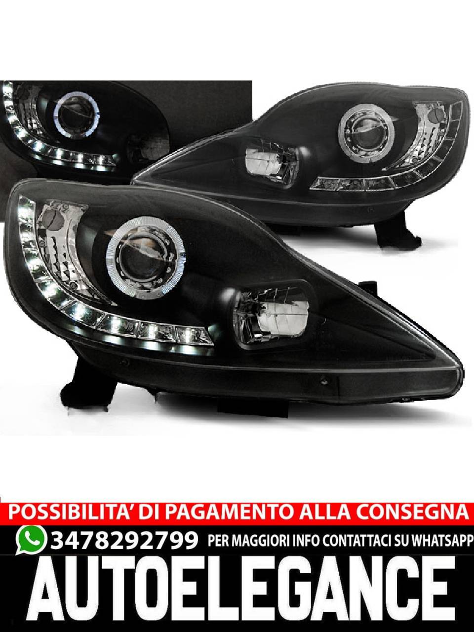 PEUGEOT 107 05-11 DAYLIGHT BLACK 