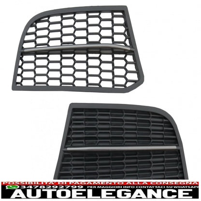 side grills suitable for bmw 5 series f10 f11 non lci lci sedan touring (2010-2017) m-performance sport m550 design