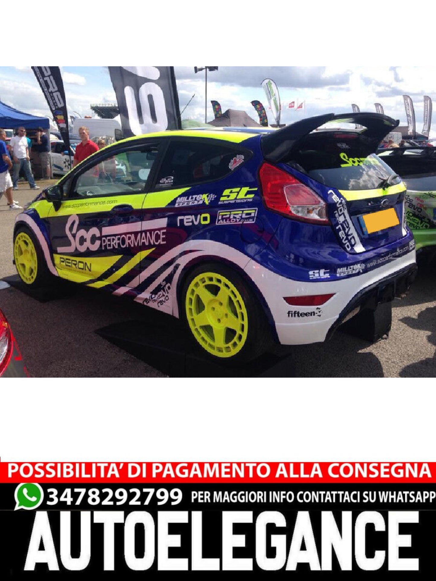 SPOILER ADATTO PER FORD FIESTA MK7 RS LOOK