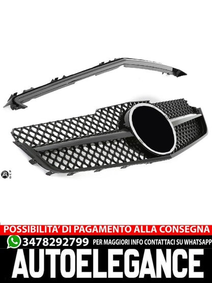 Griglia sportiva per Mercedes W207 E Coupé Cabrio nero lucido AMG