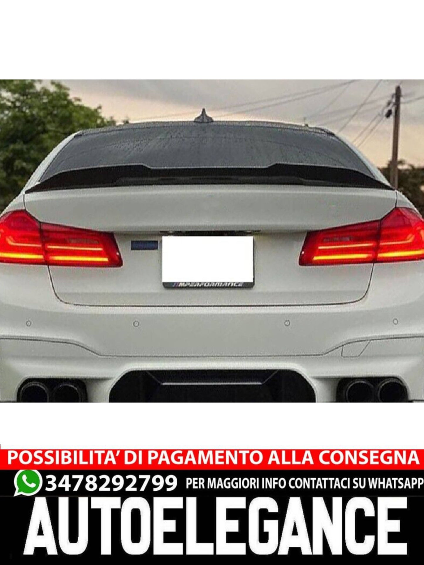 SPOILER adatto per BMW 5 G30 G38 2017+