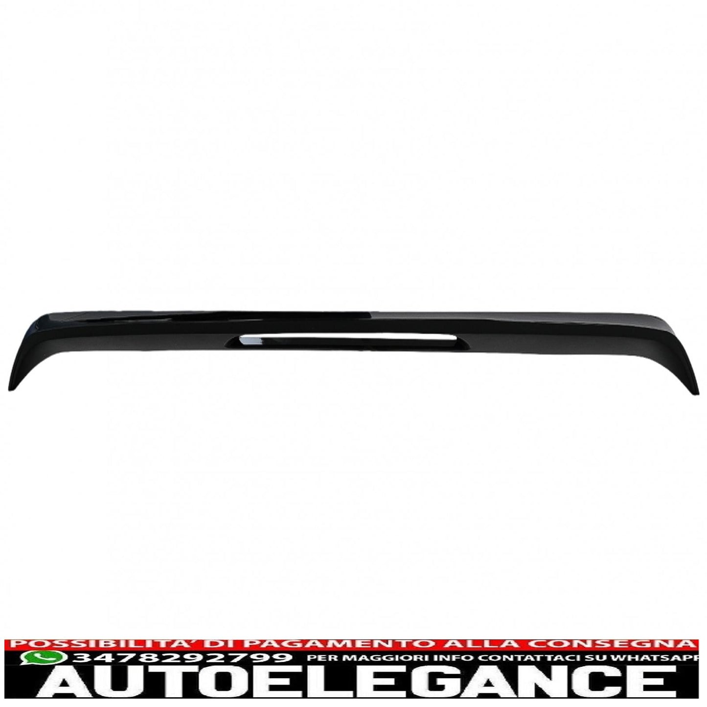alettone spoiler aggiuntivo sul tetto adatto per vw polo 6r 6c (2009-2017) pianoforte nero AUTOELEGANCERICAMBI