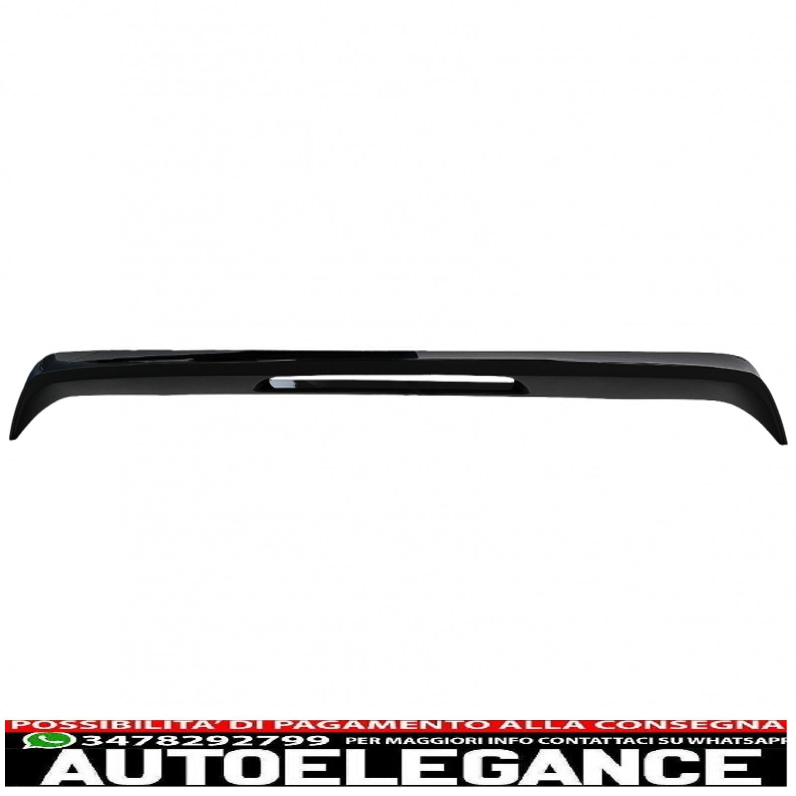 alettone spoiler aggiuntivo sul tetto adatto per vw polo 6r 6c (2009-2017) pianoforte nero AUTOELEGANCERICAMBI