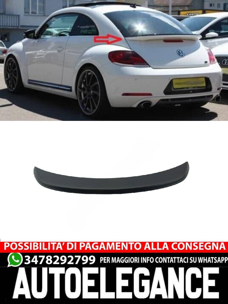 SPOILER adatto per VW Beetle 2011-2019