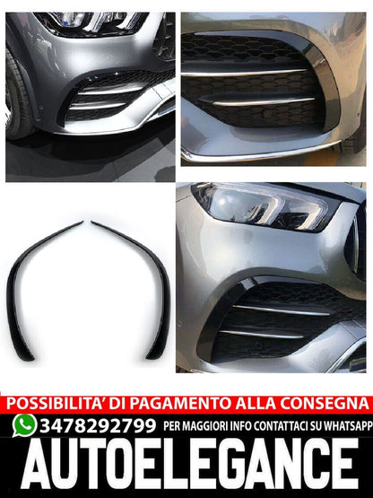 Suitable for MERCEDES W167 GLE AMG Line FRONT SPOILER FLAPS SPOILER CANARD 