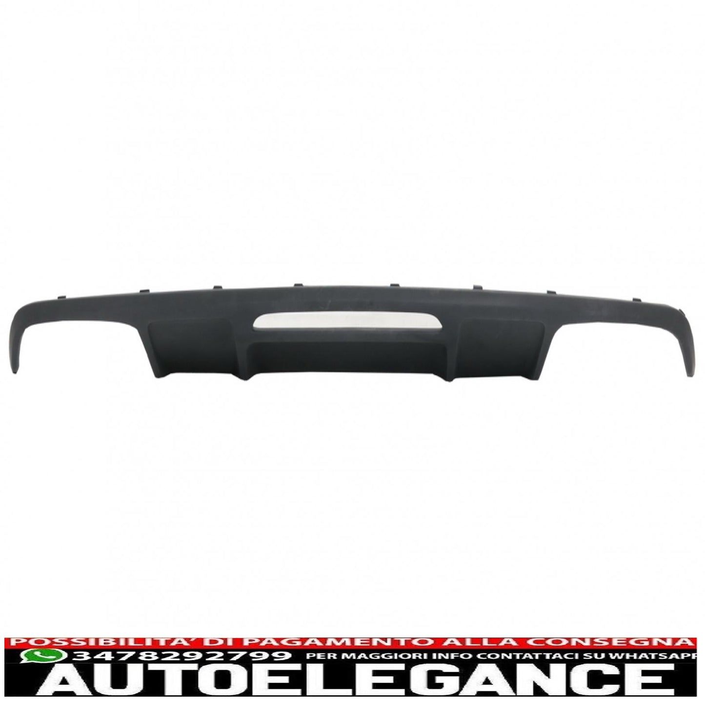 diffusore paraurti posteriore adatto per mercedes cls berlina w218 (2012-2017) solo per paraurti standard