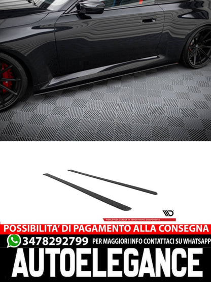 MINIGONNE LATERALI STREET PRO adatto compatibile per  V.1 BMW M2 G87 ( 2023 - )