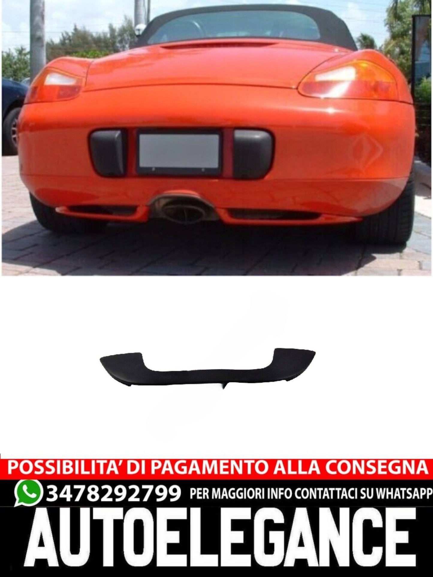 DIFFUSORE adatto per PORSCHE BOXSTER 986 1996-2004