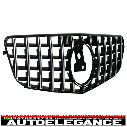 griglia anteriore adatta per mercedes classe c w204 s204 limousine station wagon (2007-2014) gt-r design panamericana