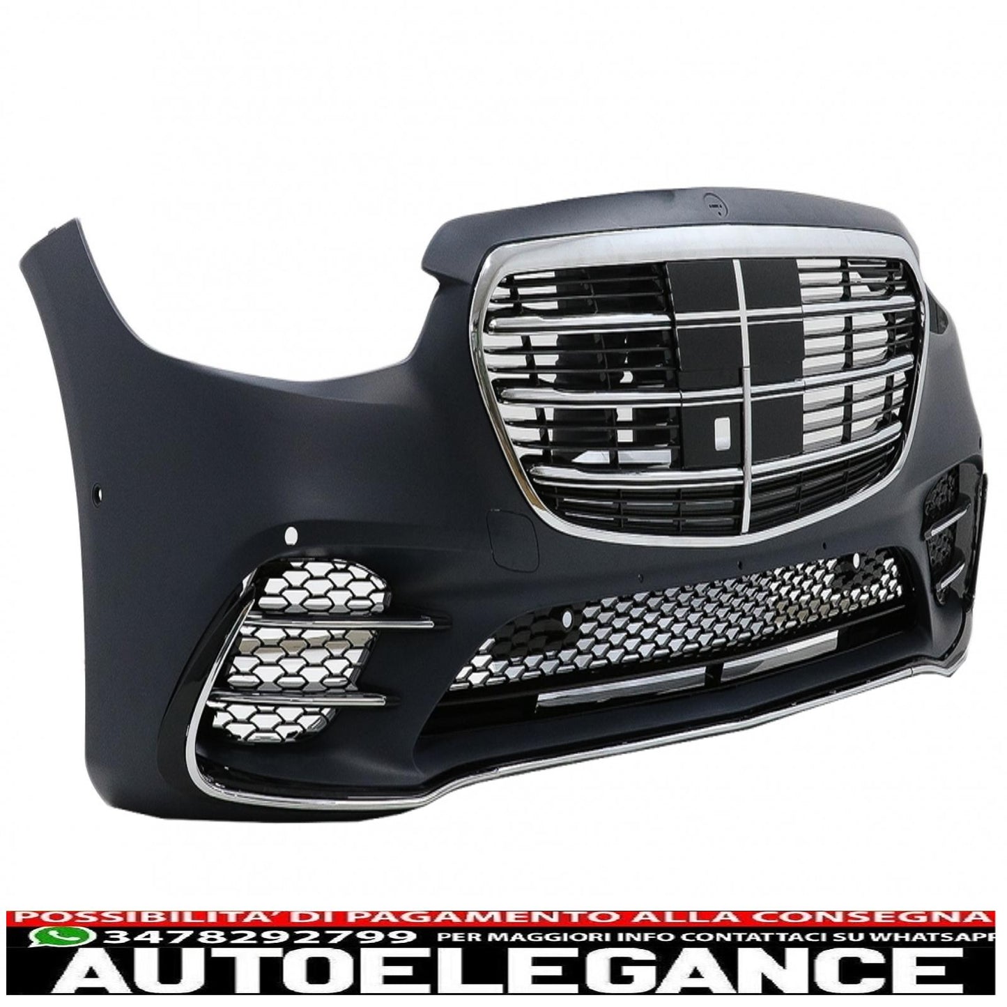 Paraurti anteriore adatto per mercedes classe s w223 limousine (2020-up) design linea sportiva