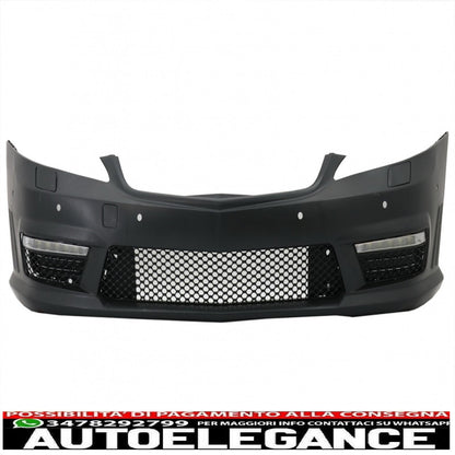 lwb body kit suitable for mercedes s class w221 (2005-2011) with central grille piano black and exhaust tips exhaust tips