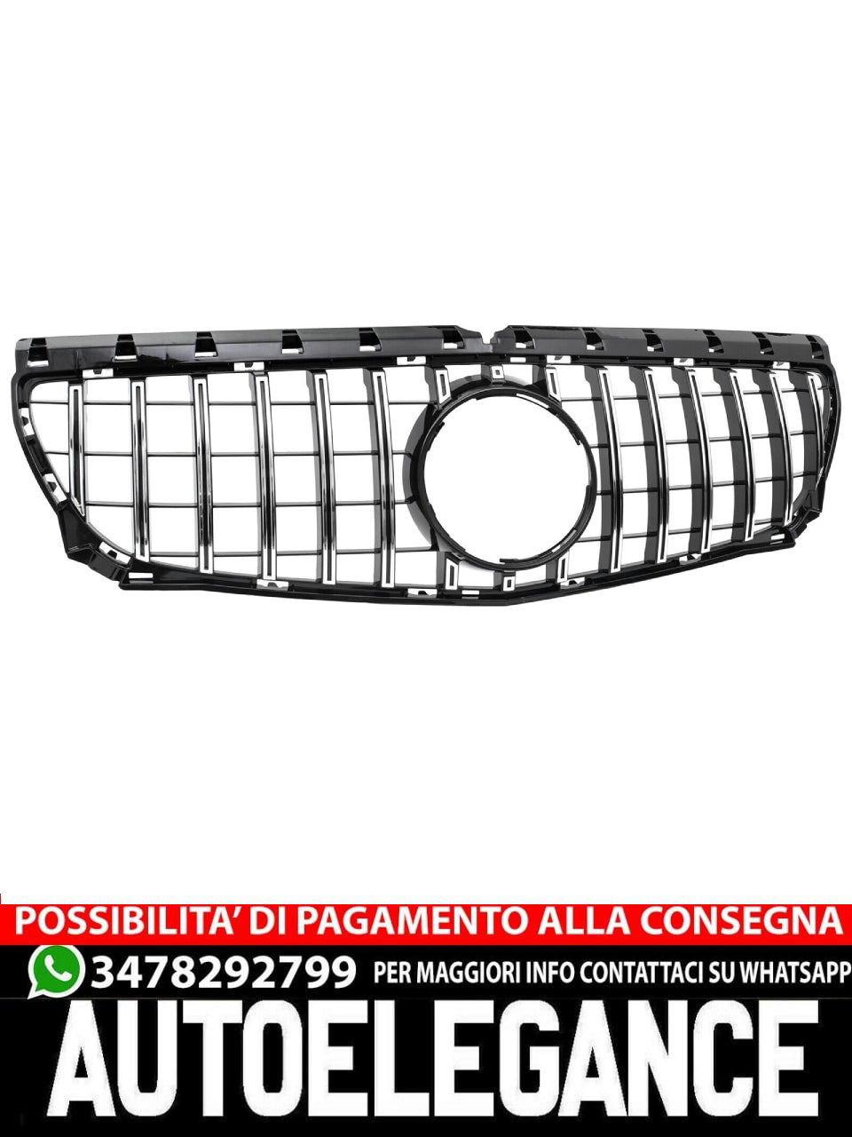 GT Panamericana Grille Suitable for Mercedes B-Class W246 W242 Front 14