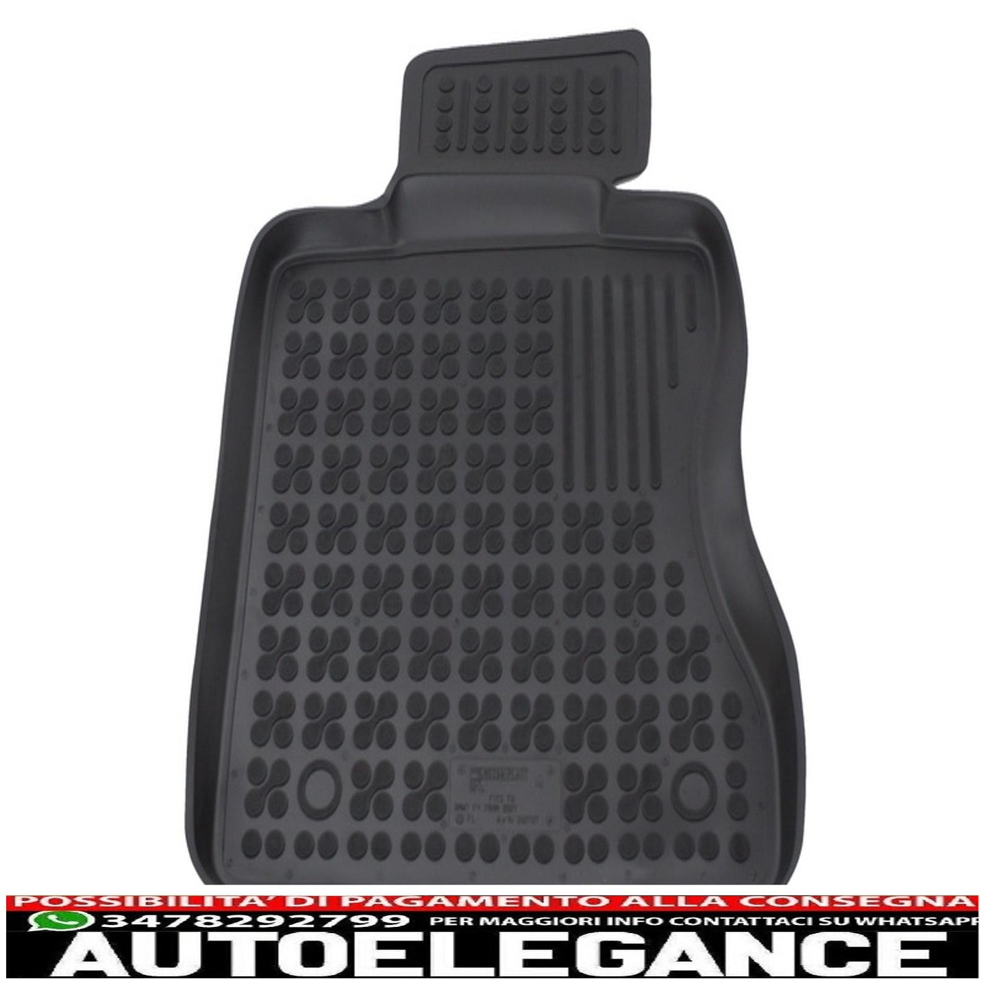 Black floor mat suitable for BMW 7 (F01) 2008-2015
