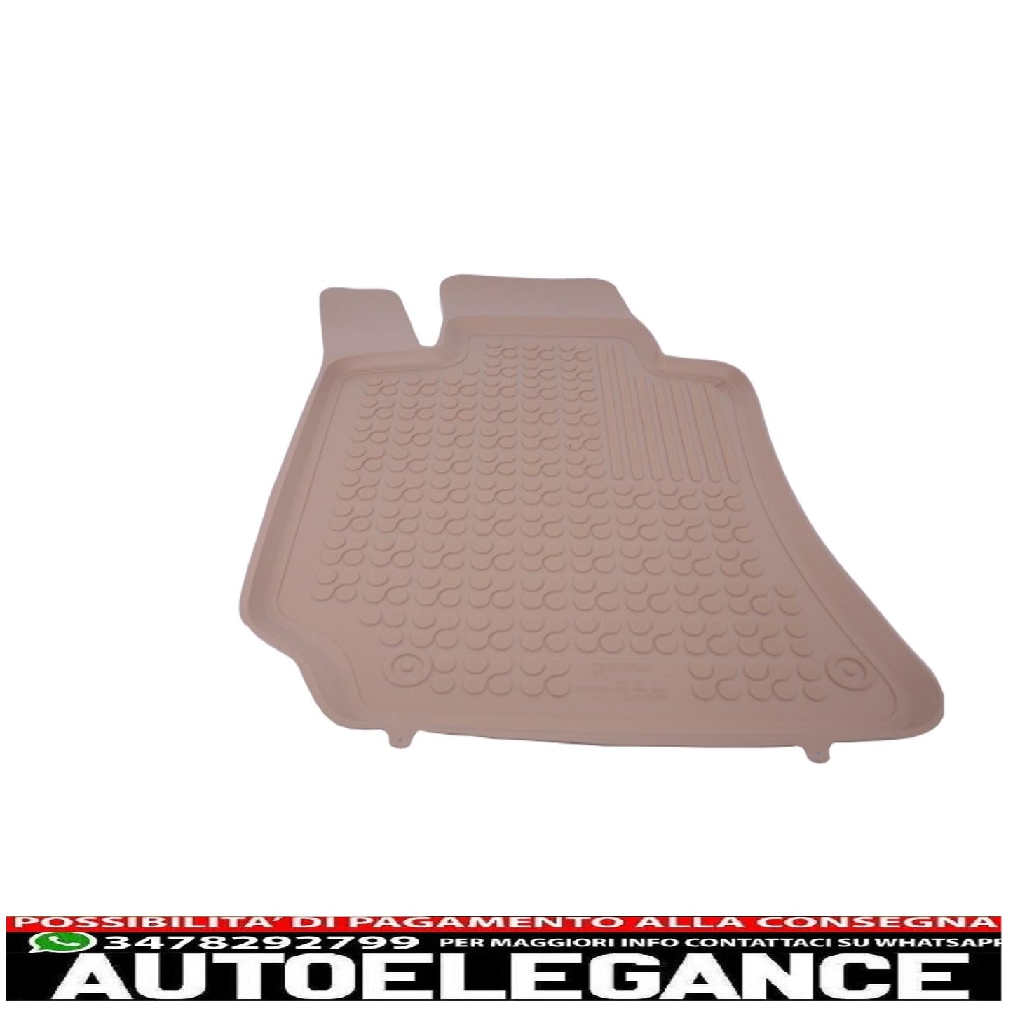 Beige rubber mat suitable for mercedes e class w212 2009-2016