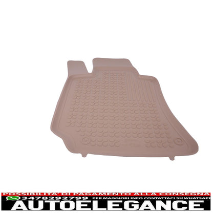 Beige rubber mat suitable for mercedes e class w212 2009-2016