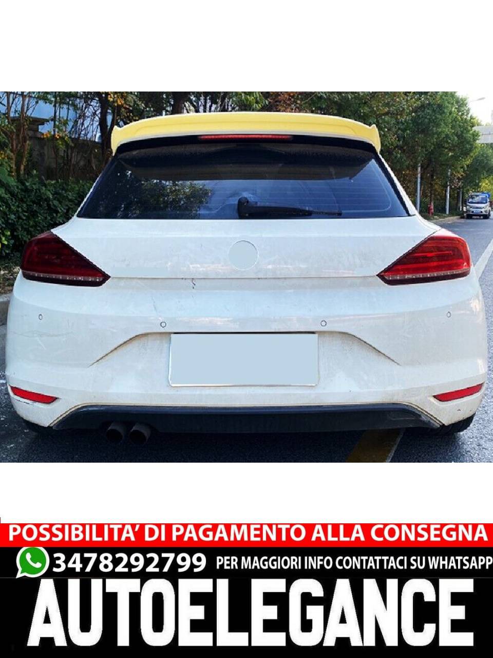 SPOILER adatto per VW Scirocco 2014-2017
