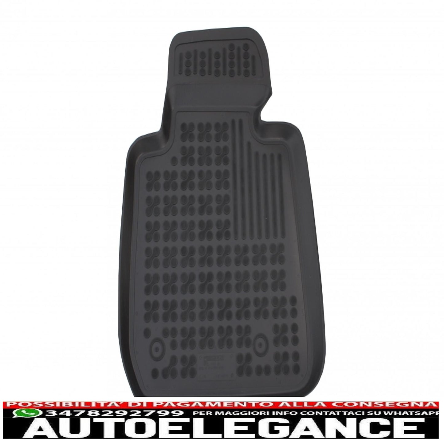 Black rubber mat suitable for bmw 3 series f34 gran turismo gt (2013-2018)
