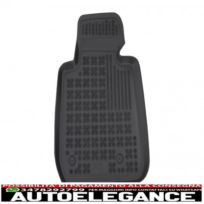Black rubber mat suitable for bmw 3 series f34 gran turismo gt (2013-2018)
