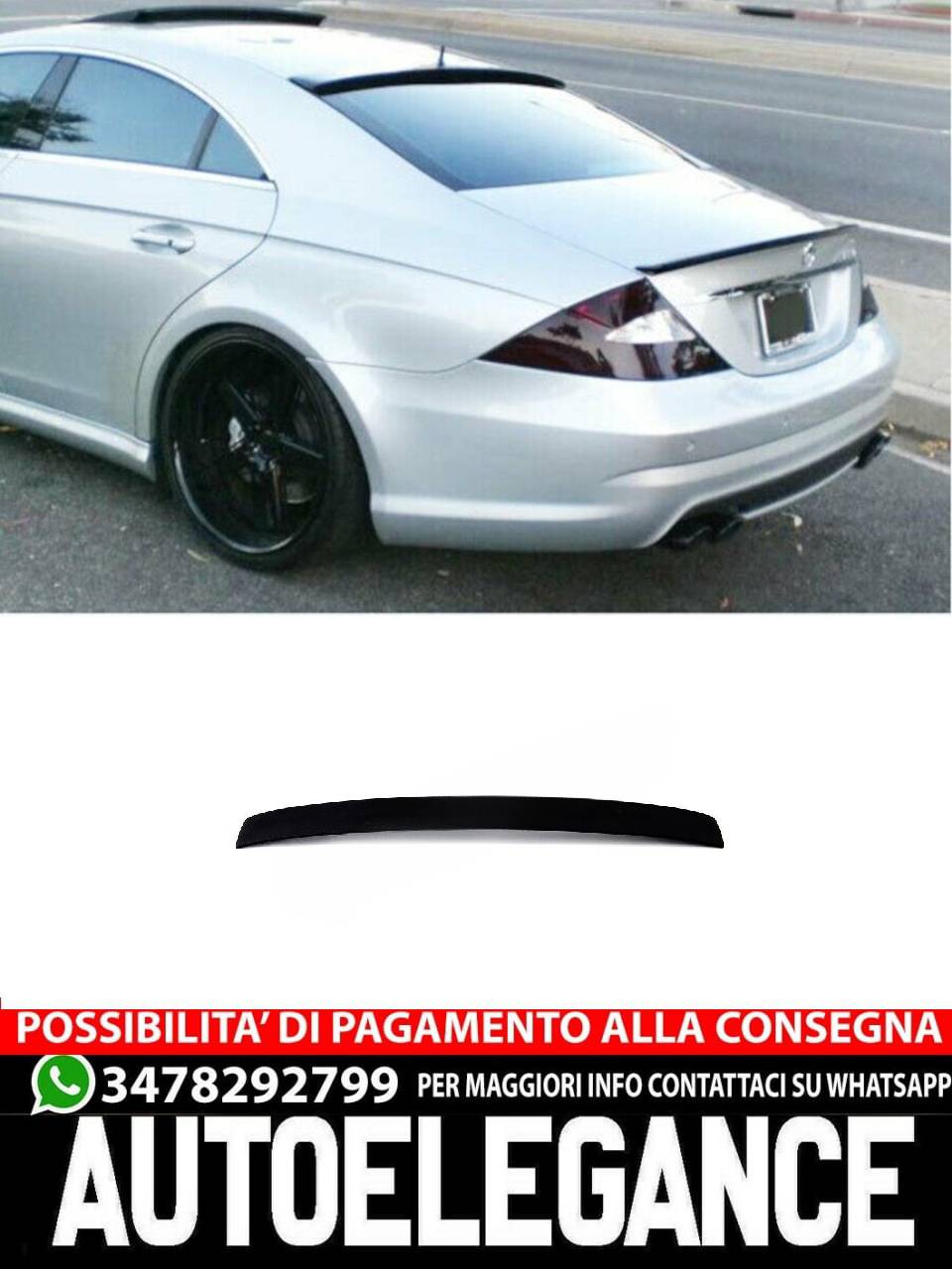SPOILER PER FINESTRA per Mercedes CLS I W219 2004-2010