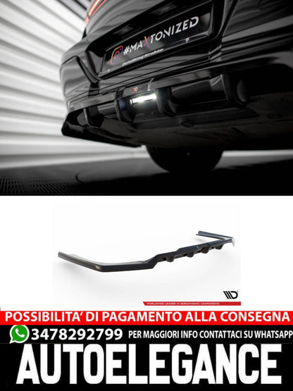 SPLITTER POSTERIORE CENTRALE (CON BARRE VERTICALI) adatto per BMW 7 M-PACK G70   (2022 - )