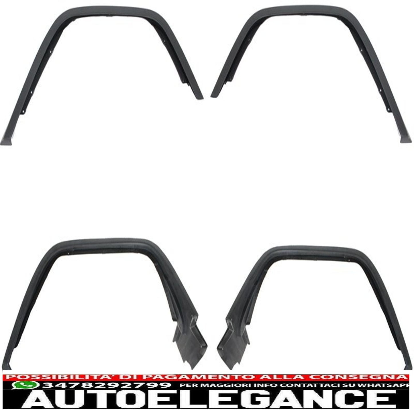 parafanghi passaruota adatti per mercedes classe g w463 (1989-2013) g65 g63 design