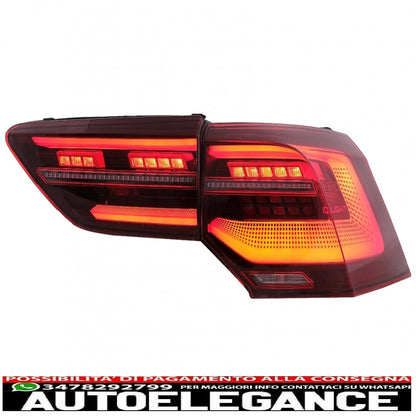 full led rear lights suitable for vw golf viii hatchback mk8 mqb (2020-up) dynamic sequential cornering lights
