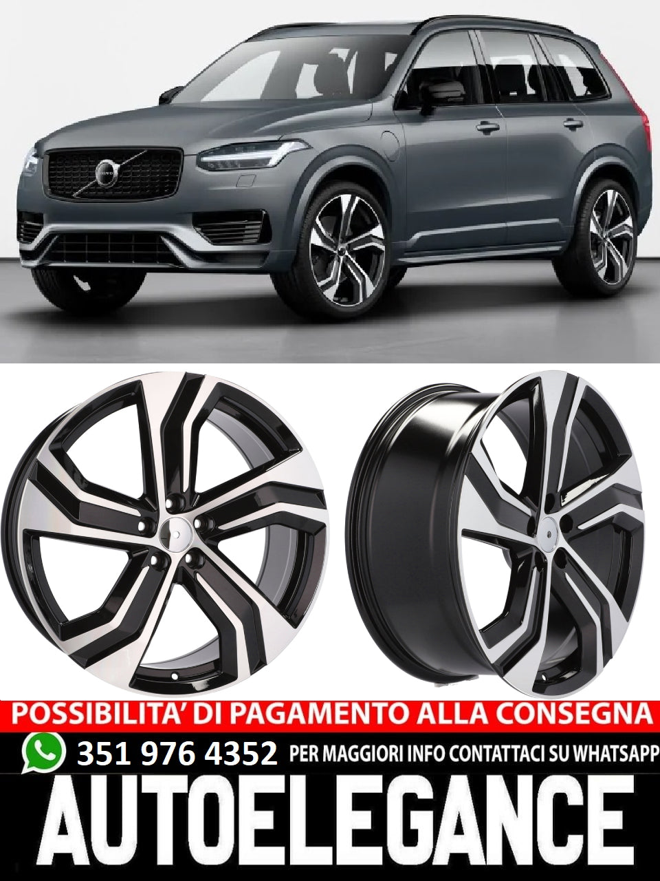 ALLOY WHEEL 18" Suitable for ALFA ROMEO FORD JAGUAR LANCIA LAND ROVER LINCOLN RENAULT SMART VOLVO 
