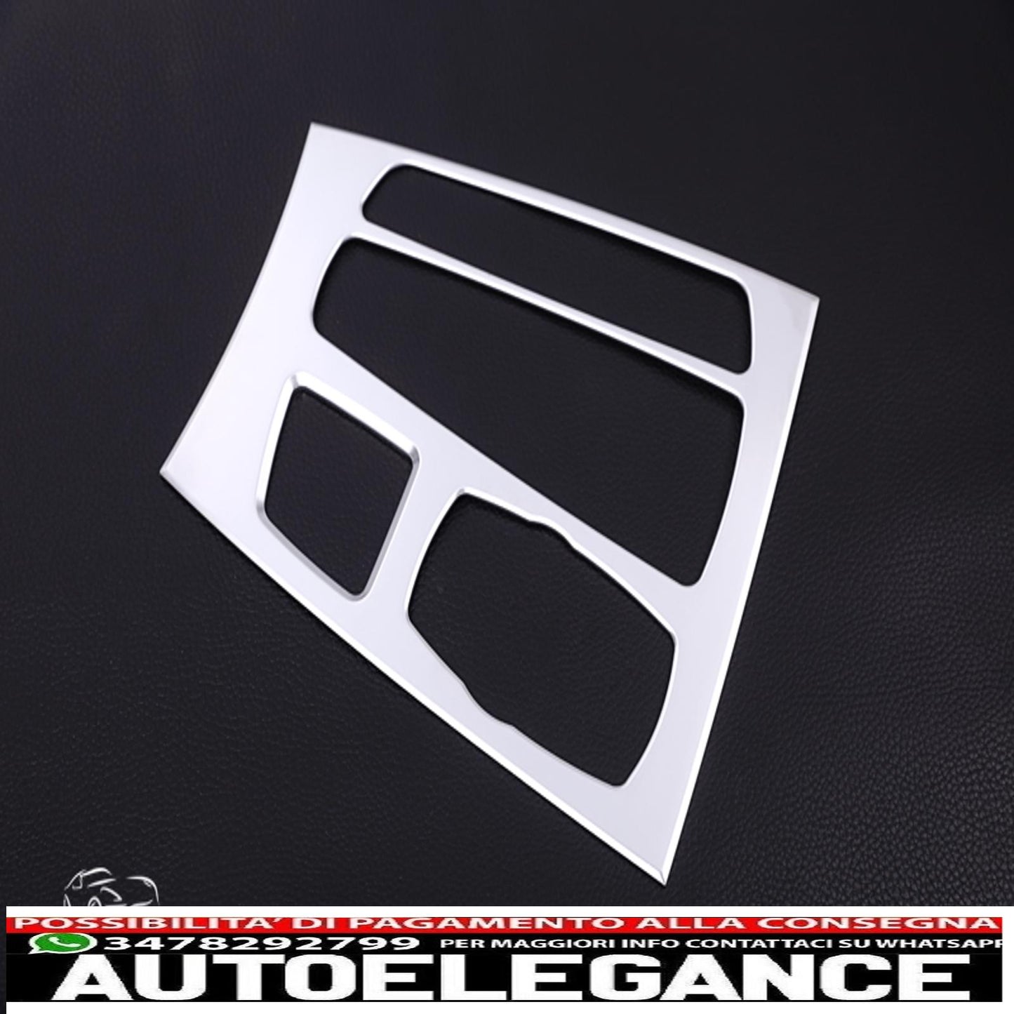 chrome frame center console shift background panel for bmw x5 f15 and x6 f16 - show original titleoriginal textchromrahmen blende schaltkulisse mittelkonsole für bmw x5 f15 und