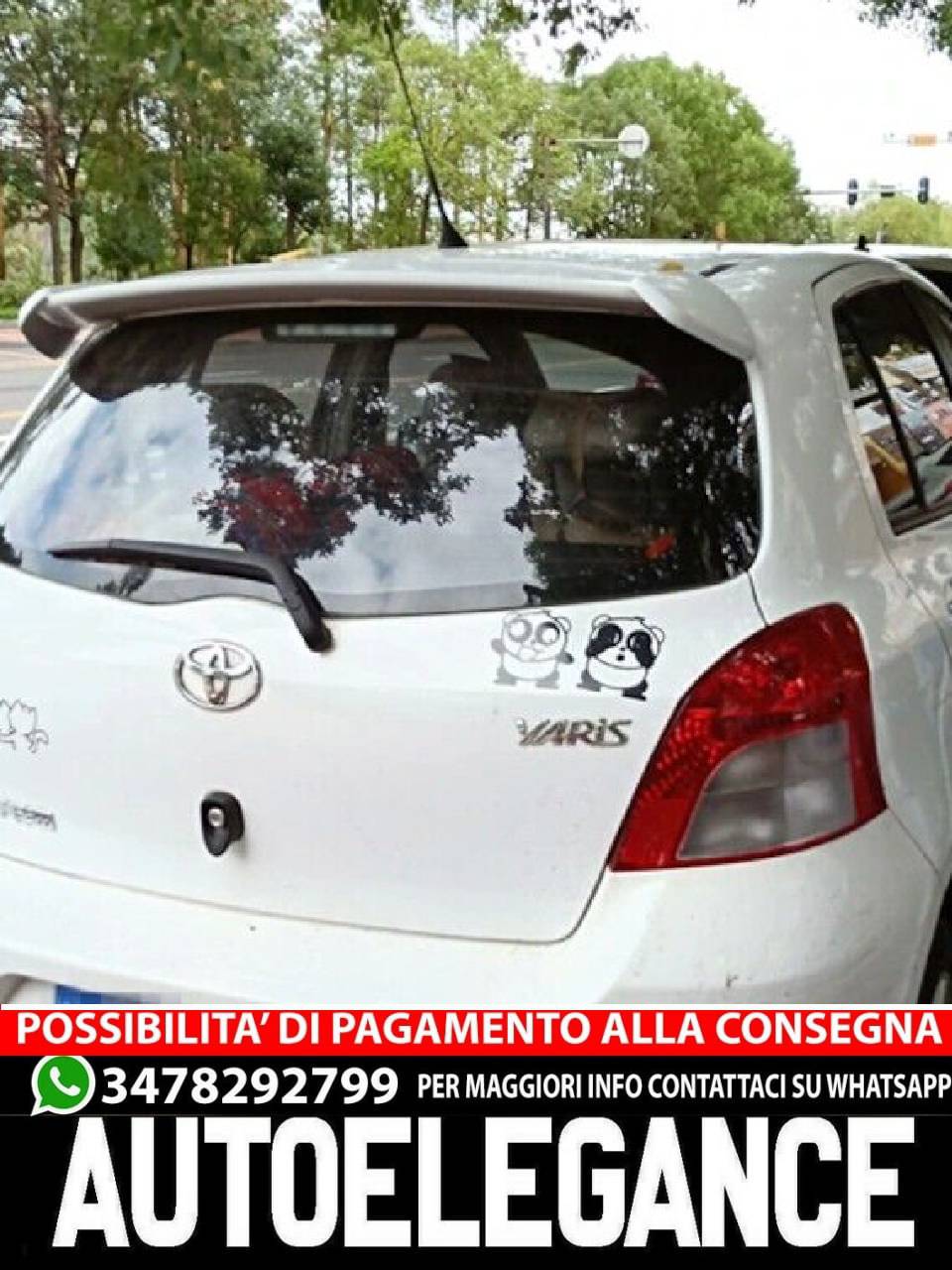 SPOILER suitable for TOYOTA YARIS 2 2005-2011