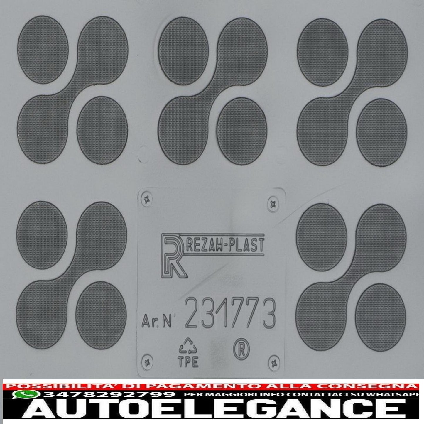 Black rubber trunk mat suitable for toyota corolla xii e210 ts (2018-up) station wagon