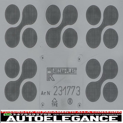 Black rubber trunk mat suitable for toyota corolla xii e210 ts (2018-up) station wagon