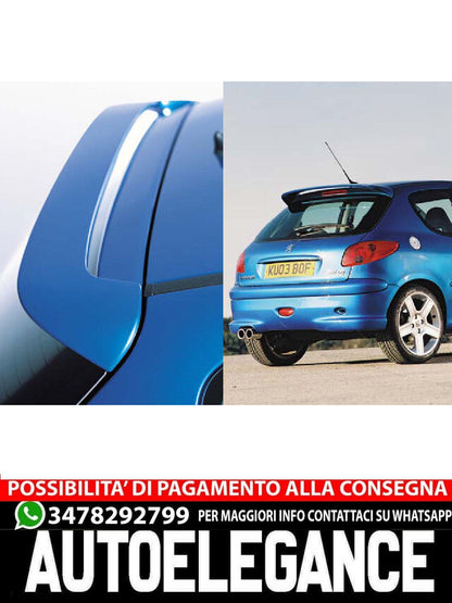 SPOILER ADATTO PER PEUGEOT 206 STYLE GTI ( 1998-2009 )