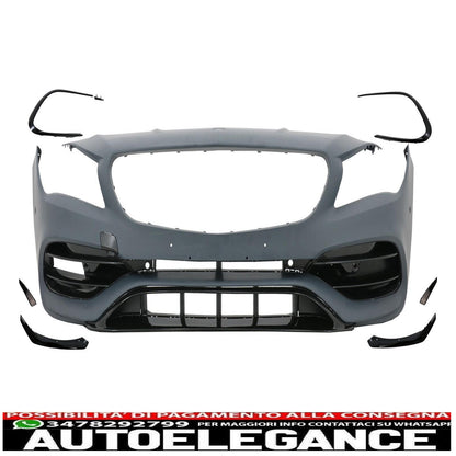 Bumper for Mercedes W117 X117 C117 CLA 13-18 CLA45 Look PDC Flaps Flip 