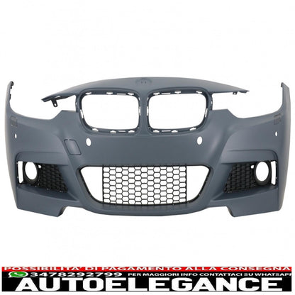 kit carrozzeria completo con diffusore e doppio sistema di scarico doppio adatto per BMW Serie 3 F30 (2011-2019) design M-Performance