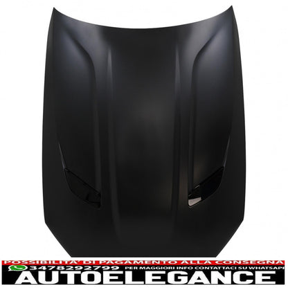 cofano cofano adatto per bmw serie 5 g30 berlina g31 touring g38 (2017-2019) m5 cs look AUTOELEGANCERICAMBI