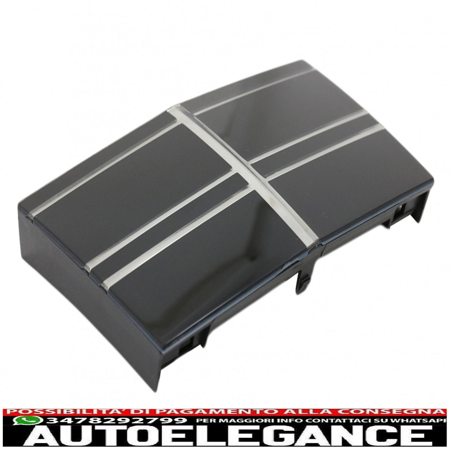 copertura distronic griglia anteriore adatta per mercedes classe s w222 x222 (2013-2020) design cromato AUTOELEGANCERICAMBI
