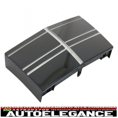 copertura distronic griglia anteriore adatta per mercedes classe s w222 x222 (2013-2020) design cromato AUTOELEGANCERICAMBI
