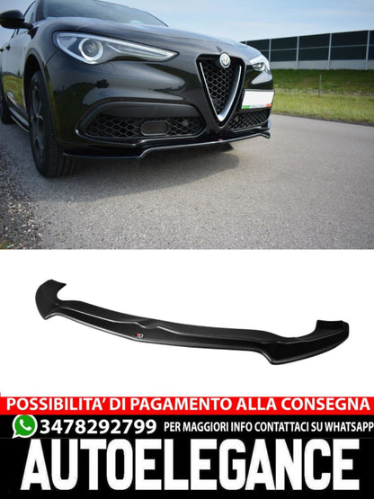 SPLITTER ANTERIORE ADATTO COMPATIBILE PER V.1 ALFA ROMEO STELVIO 2016 - 2020