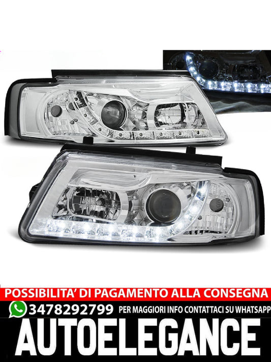 FARI ANTERIORI DAYLIGHT CHROME per VW PASSAT B5 11.96-08.00