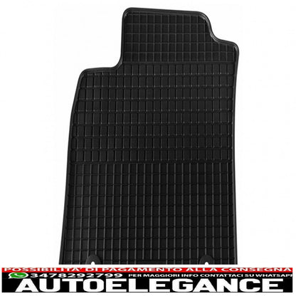 Black rubber mat suitable for opel corsa c (2000-2006)