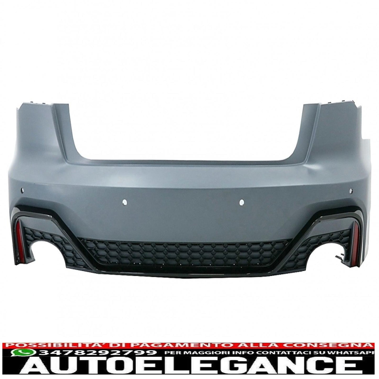 Rear bumper suitable for audi a6 c8 4k sedan (2018-up) rs design