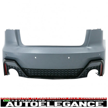 Rear bumper suitable for audi a6 c8 4k sedan (2018-up) rs design