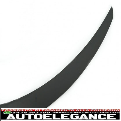 Boot Spoiler Suitable for Mercedes C-Class Coupe C205 (2014-up) Matt Black 